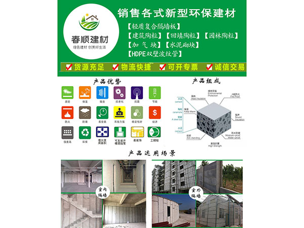 江西撫州陶粒隔墻板批發(fā) 工廠(chǎng)直供